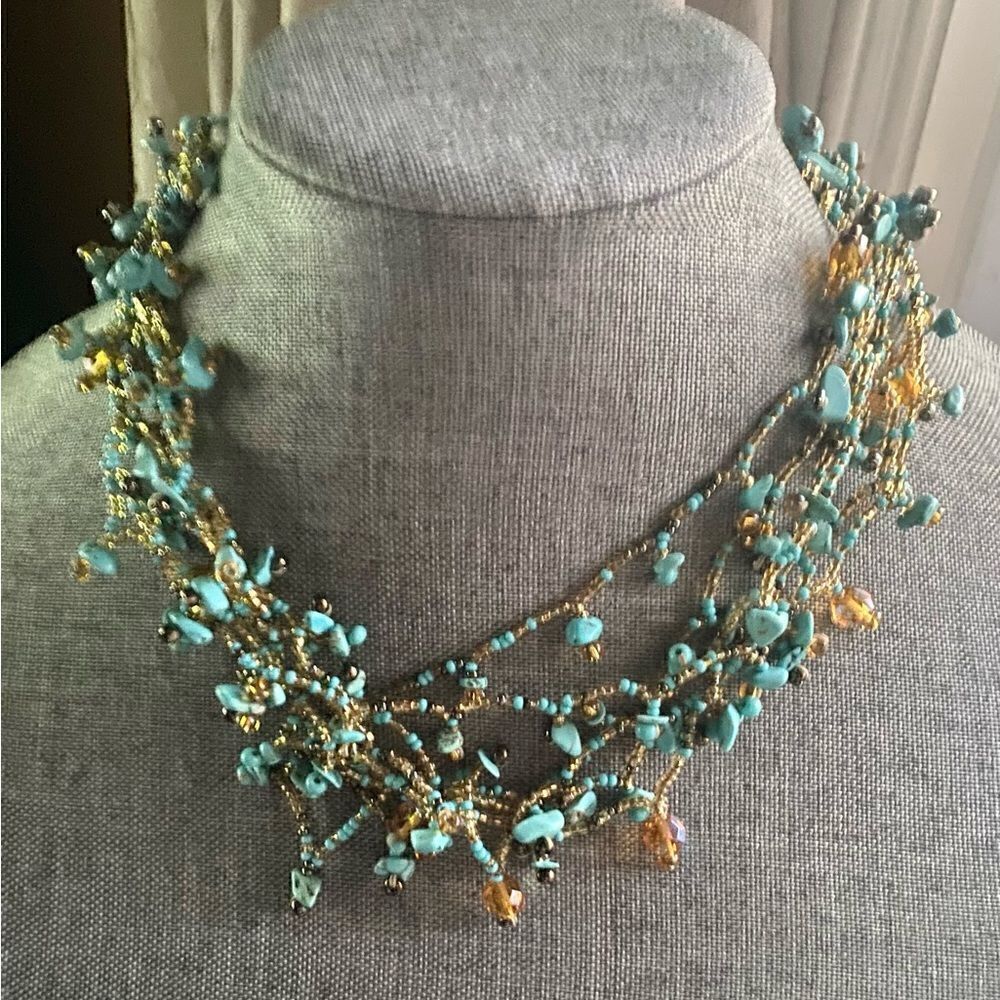 Luzy Beaded Necklace